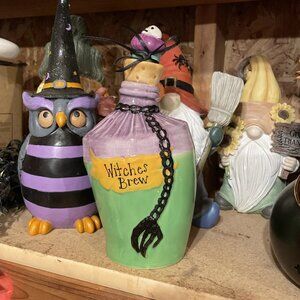 Blue Sky Clayworks Witches Brew Vial Figurine - NWOT